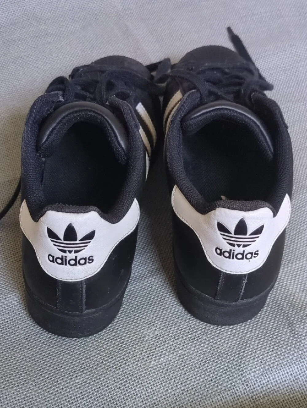 adidas Black and White Low-Top Sneakers